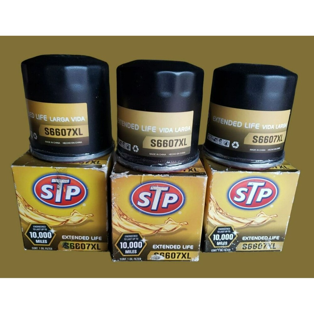 STP Extended Life Oil Filter S6607XL 10.000 Miles Brand New LOT Of 3